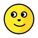 Full Moon Face SVG Icon